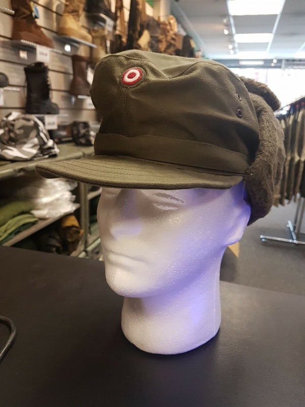 Genuine Austrian Bundesheer Winter Field Cap Quilted And Lined