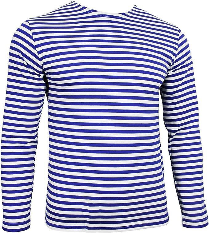 Mil-Tec Russian Telnyashka Blue Striped Sailor Shirt