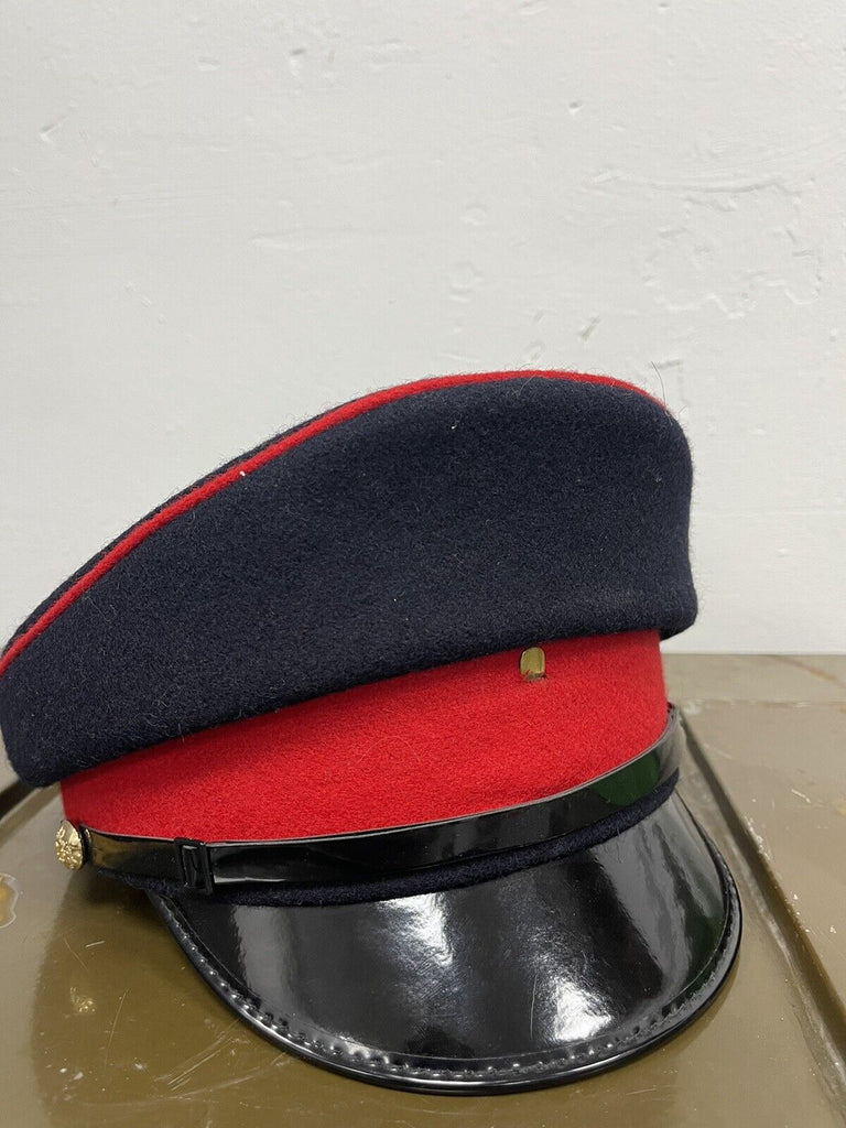 British Army Female Peaked Cap No.1 Dress with leather strap and black peak 