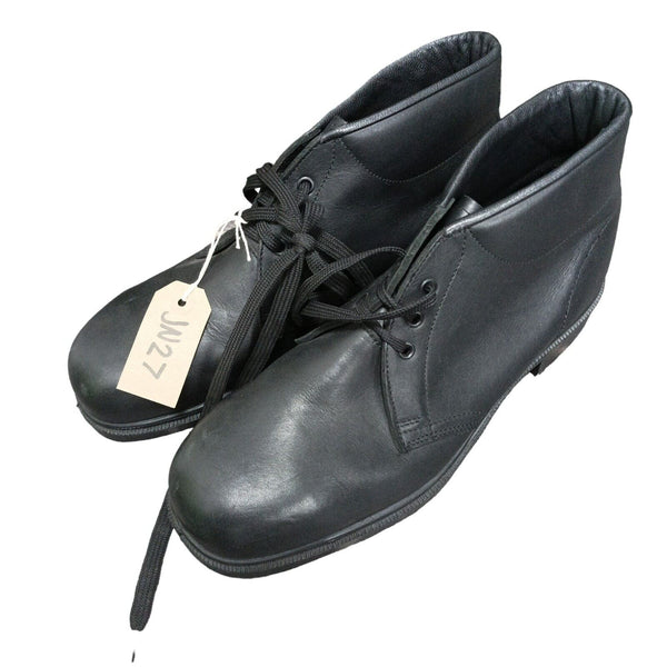 Black Military Work Boots Oil & Heat Resistant Conductive - UK Size 12M [JN27]