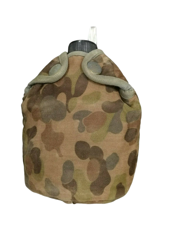 Genuine 1957 Austrian Army Pea Dot Water Bottle Canteen Pouch