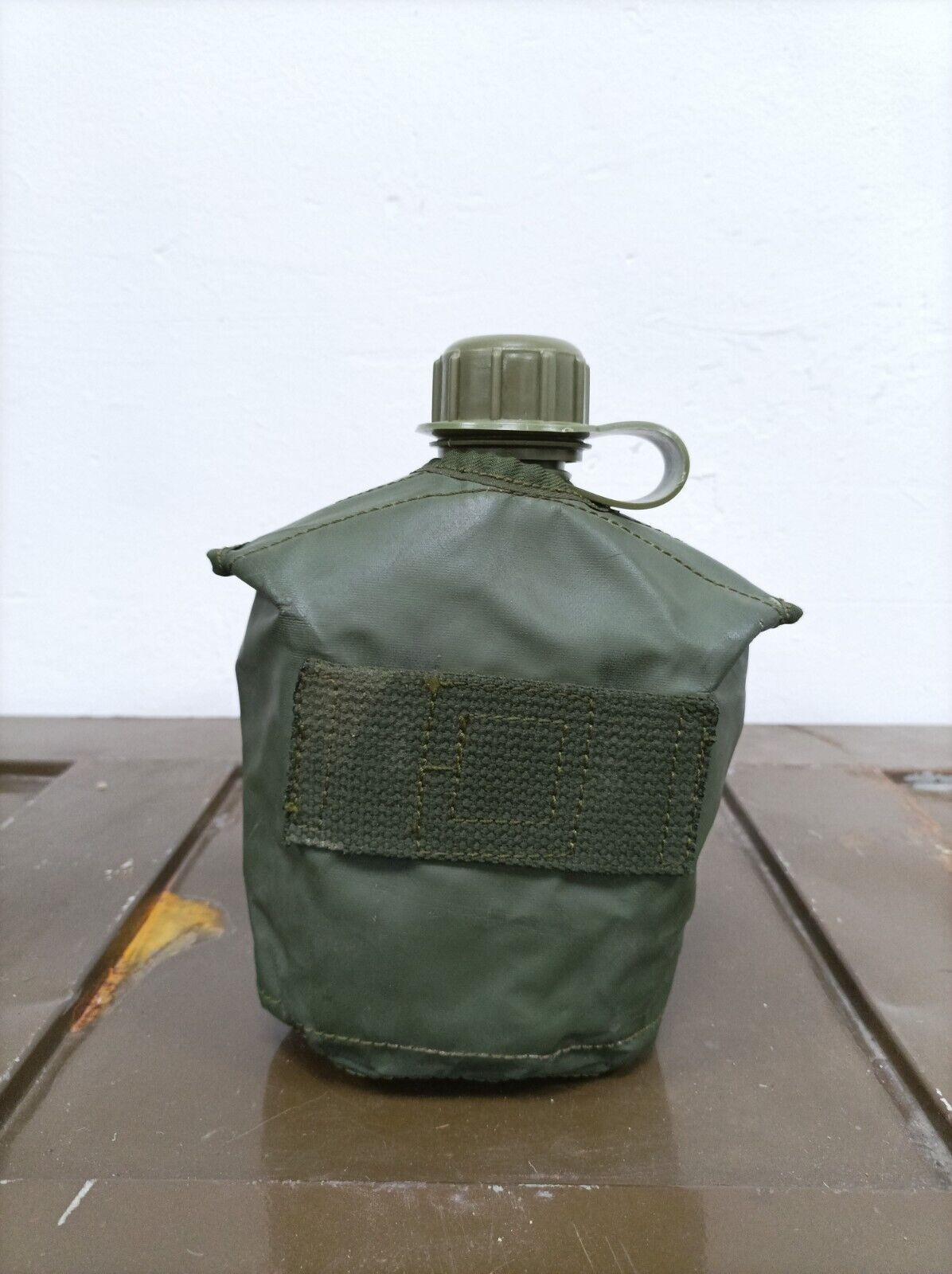 Original Netherlands Army wash case collapsible water bowl compact size Olive