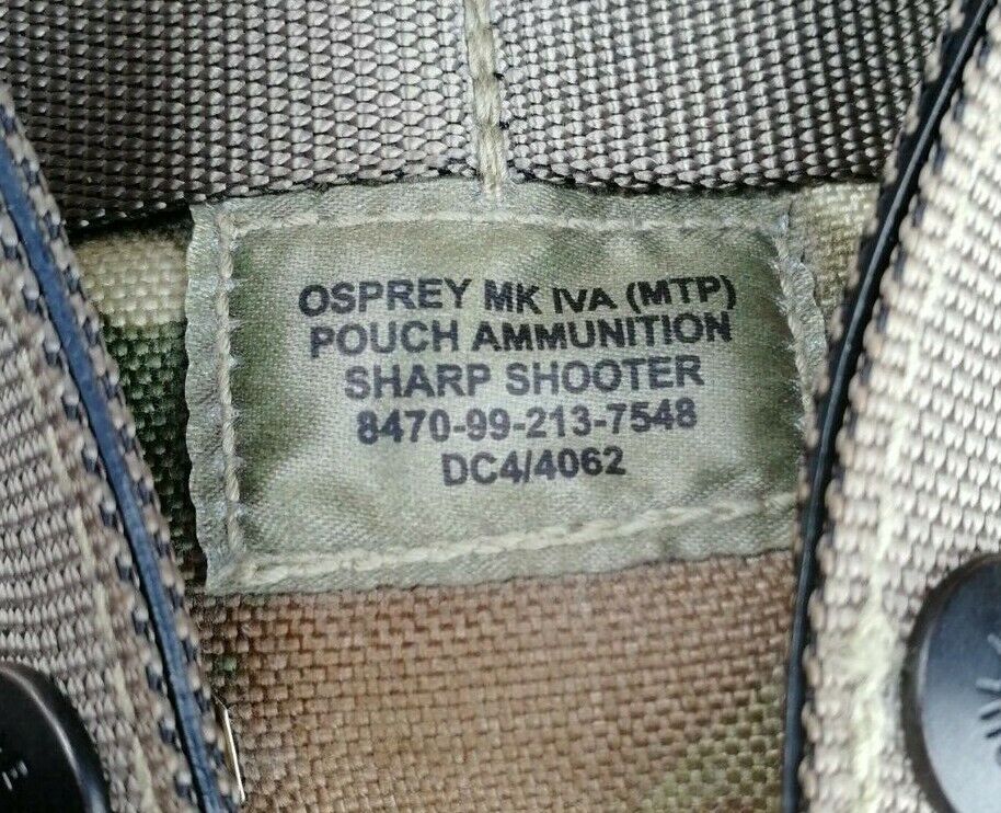 British Army OSPREY MkIV MTP Molle Pouches - Full Range
