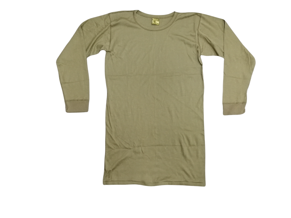Dutch Army Green Long Sleeve Thermal Shirt