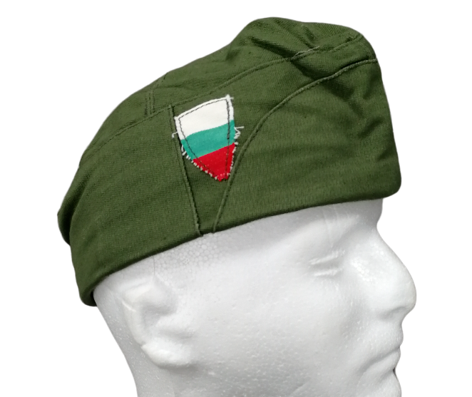 Bulgarian Army Olive Green Side Cap