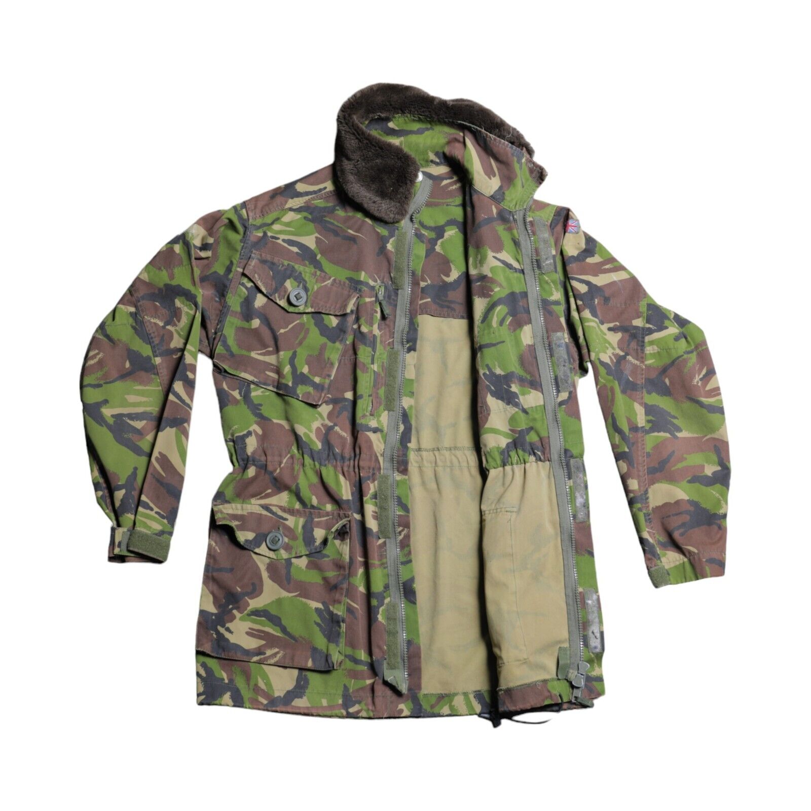 British Army 95 Pattern DPM Combat Smock with Faux Fur Collar [DPM030 ...