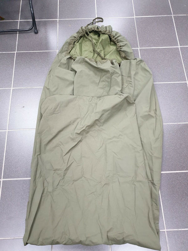 British Army Waterproof Goretex Olive Green Bivi Bag with drawstring hood