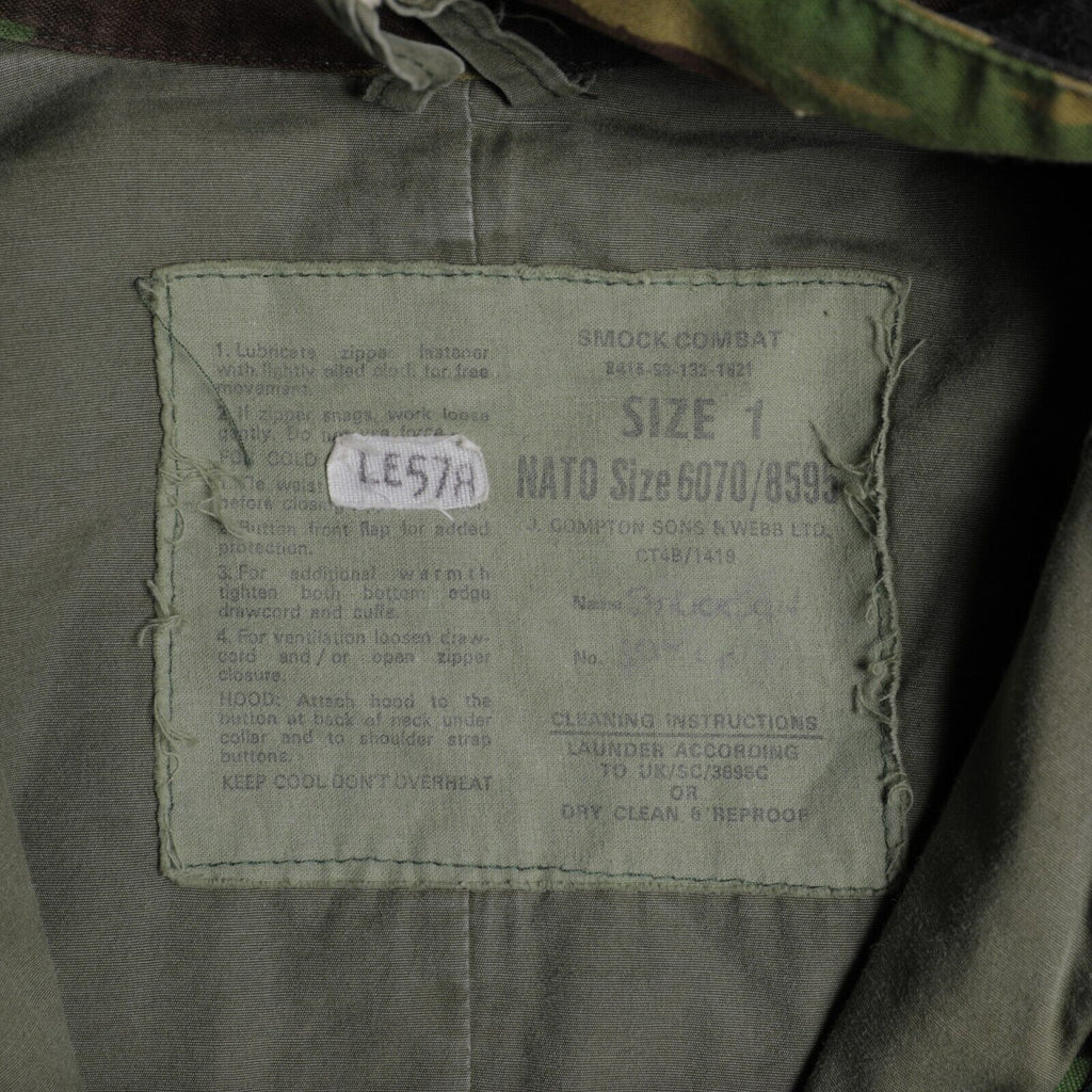 British Army 68 Pattern DPM Combat Smock Size 1 6070/8595 [DPM023]