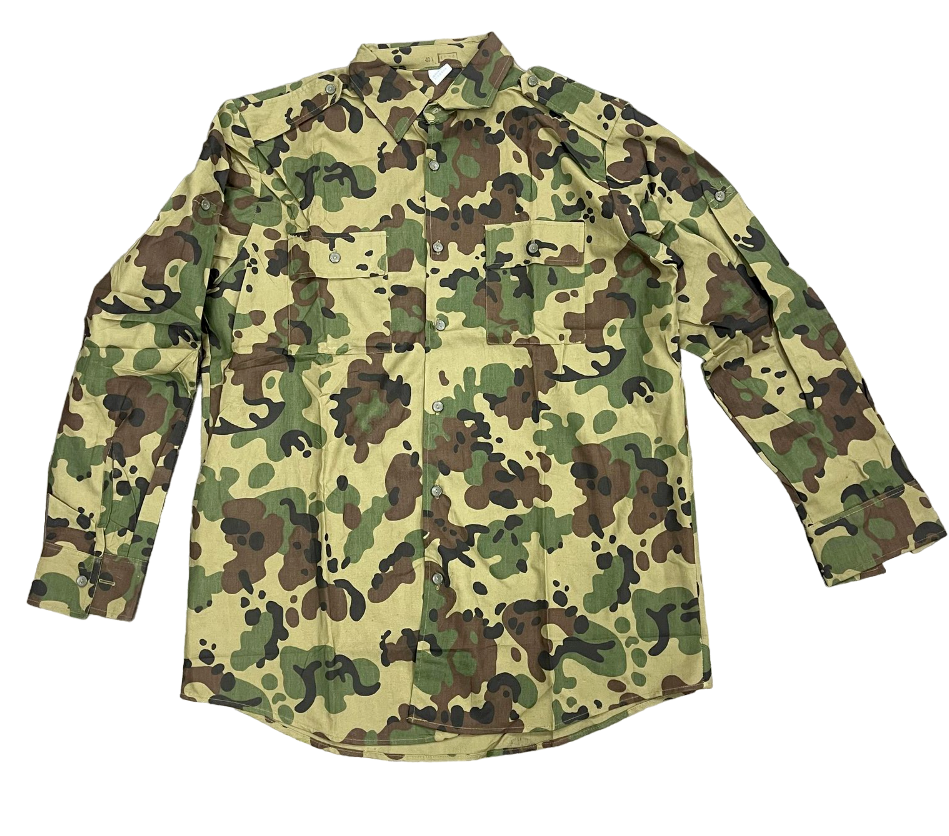 Romanian Army M93 Flecktarn Camouflage Shirt with shoulder epaulettes 