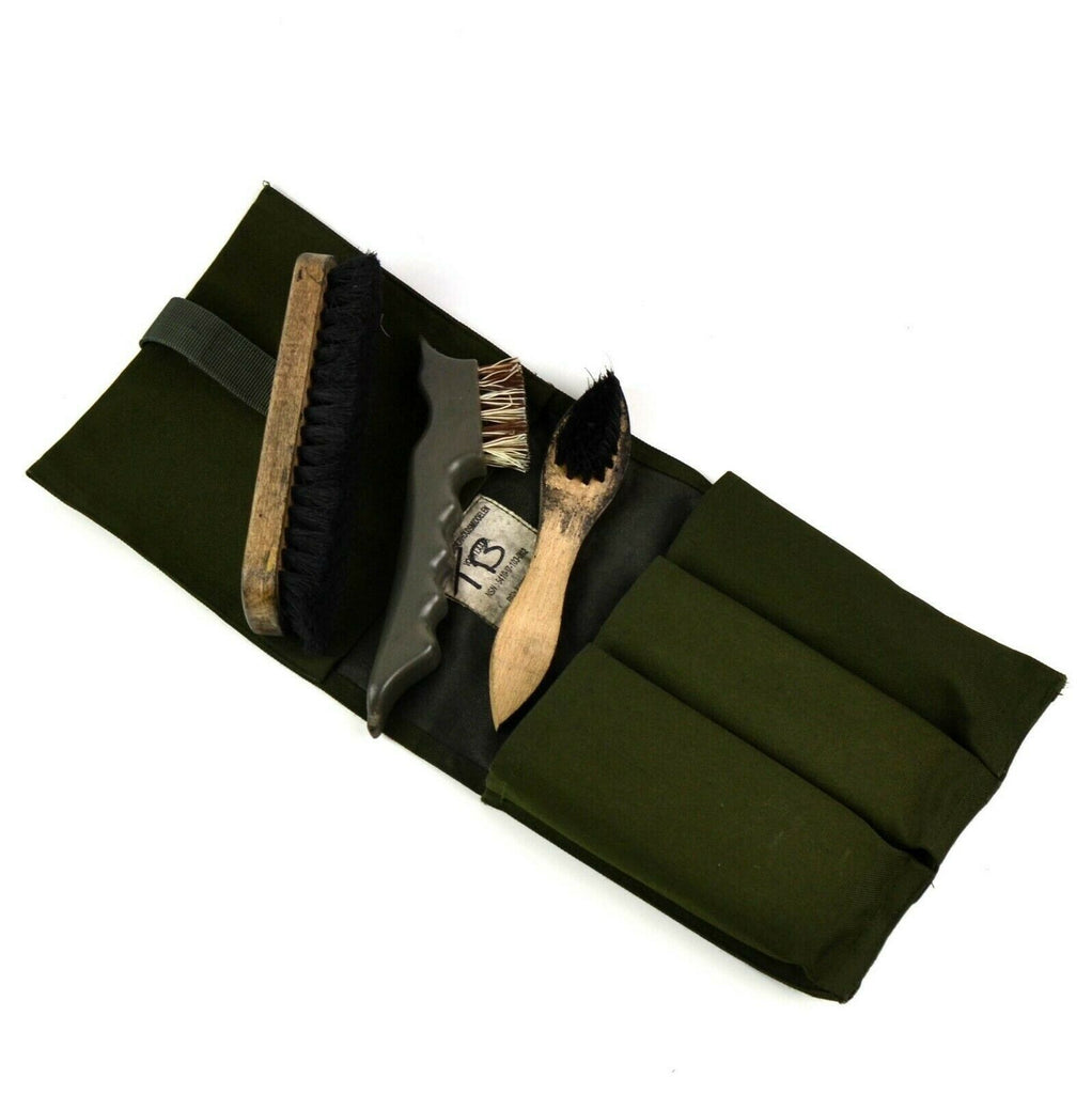 Dutch Army Boot Cleaning Kit with Brushes