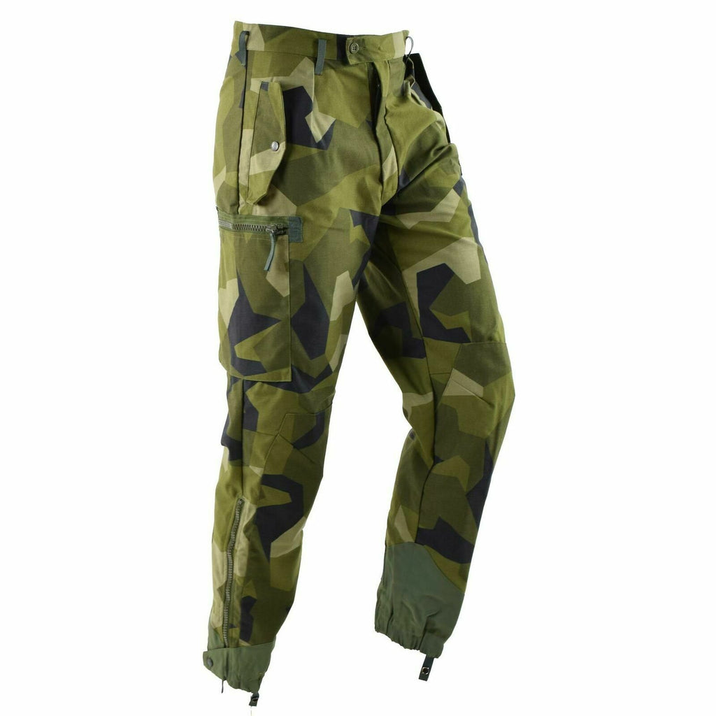 Swedish Army M90 Combat Trousers with zipped side pockets