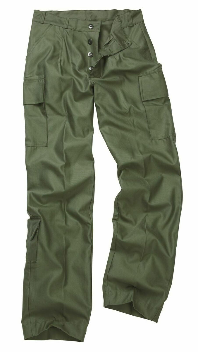 Dutch Army Olive Green Combat Trousers – Pools Surplus Stores