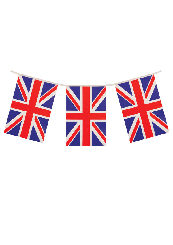 Union Jack Flag Bunting 10m (20 Flags)