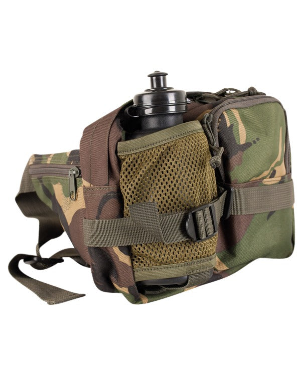 Kids DPM Camouflage Waist Bag with Bottle with quick release belt