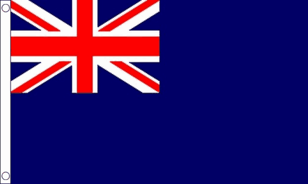 British Blue Ensign Flag with 2 eyelets 