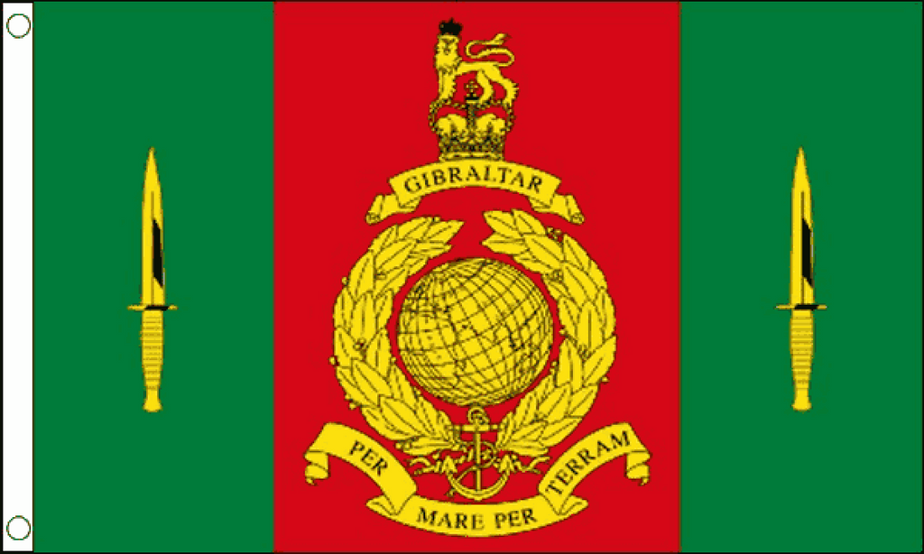 Commando Training Centre Royal Marines Flag with eyelets
