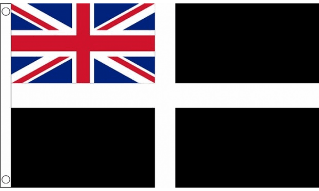Cornwall Ensign Flag with eyelets