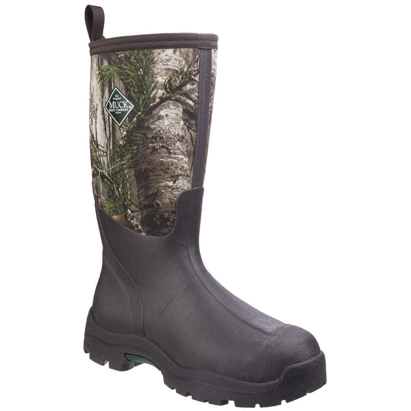 Muck Boot Derwent II RealTree Camo Wellington Boot with reinforced ankle and toe