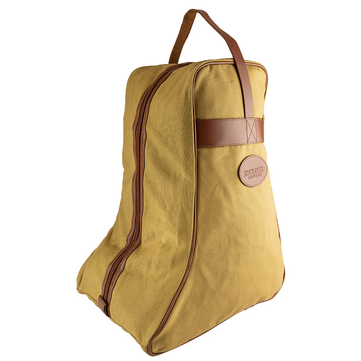 Jack Pyke Fawn Canvas Boot Bag with zip closure