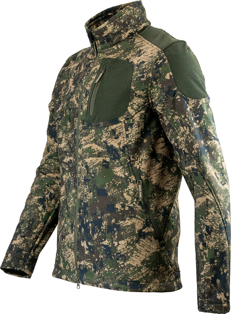 Jack Pyke Digicam Softshell Waterproof Jacket with zipped pockets