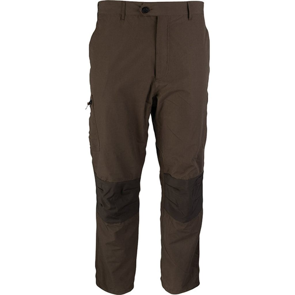 Jack Pyke Brown Weardale Trousers with reinforced knees and mesh lining