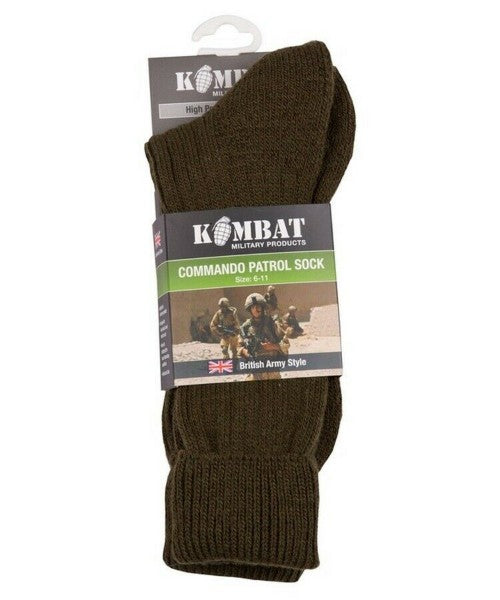 Kombat Olive Green Patrol Socks