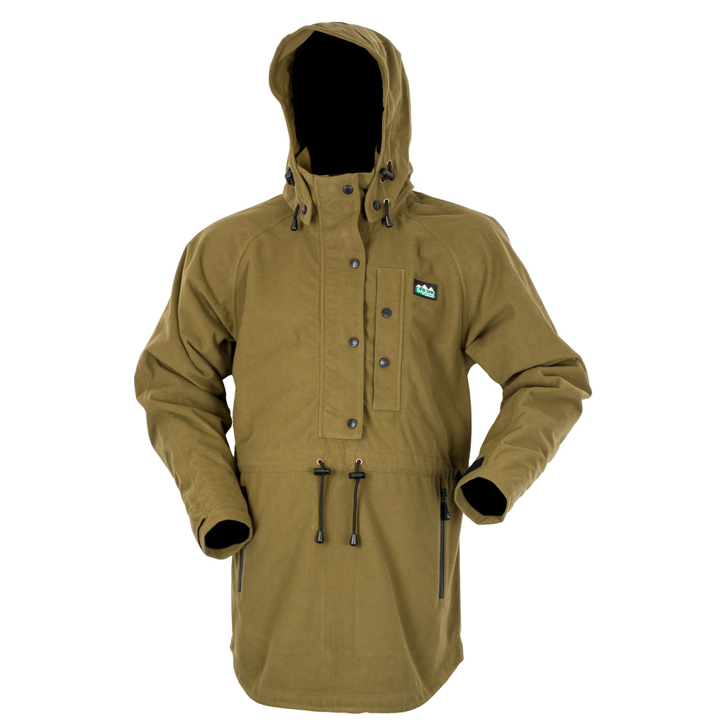 Ridgeline Monsoon Classic Smock Teak with peaked hood and zipped pockets