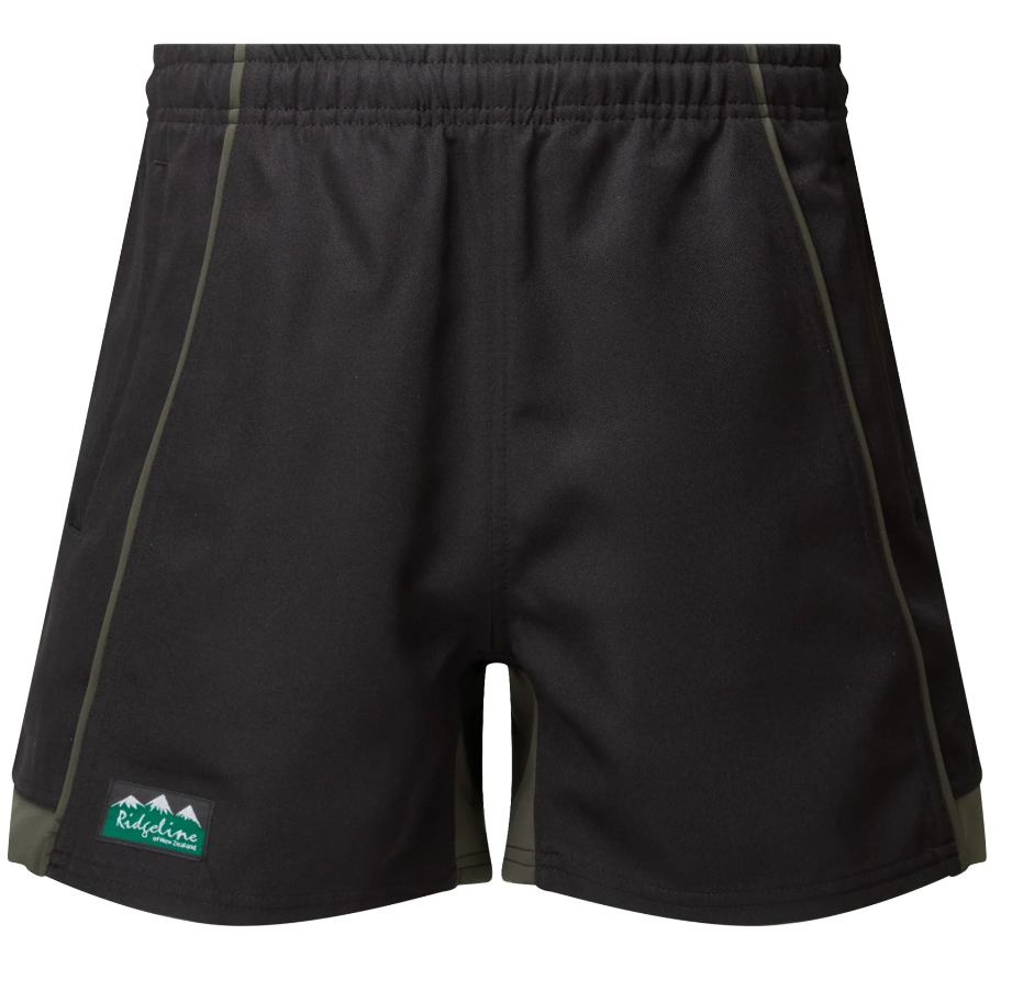 Ridgeline Lineout Shorts - Black/Green