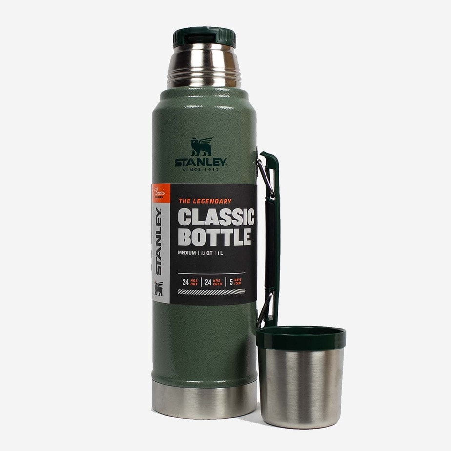 Stanley Legendary Classic Vaccum Flask - 1 Litre - Hammertone Green