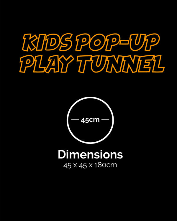 Kids Pop-up Camouflage Play Tunnel