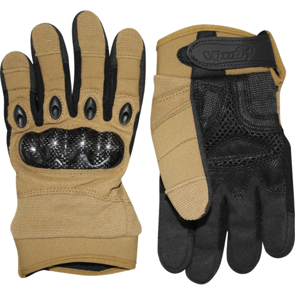 Coyote Viper Elite Gloves with reinforced knuckles