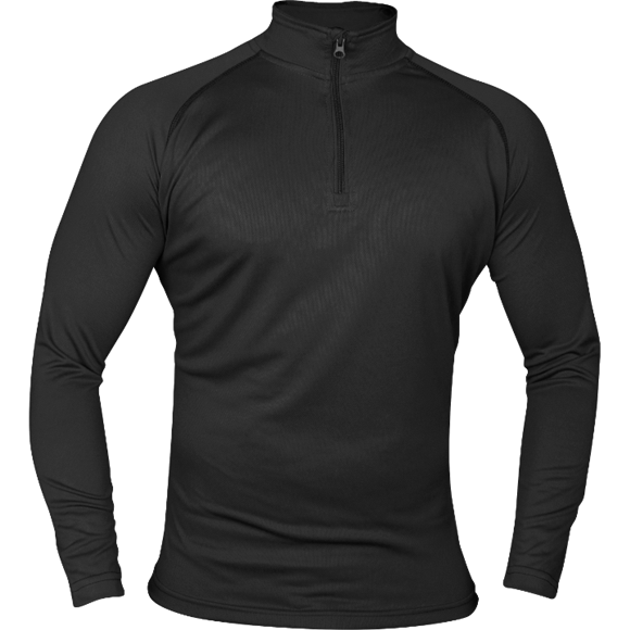 Black Viper Mesh Tech Armour Wicking Top with 1/4 zip