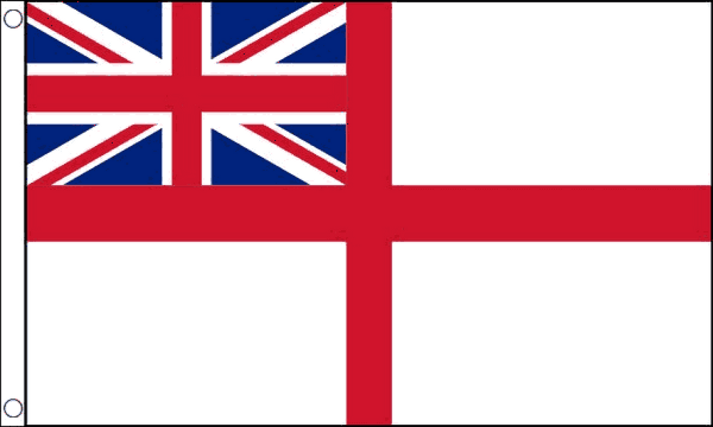 White Ensign Flag with 2 eyelets