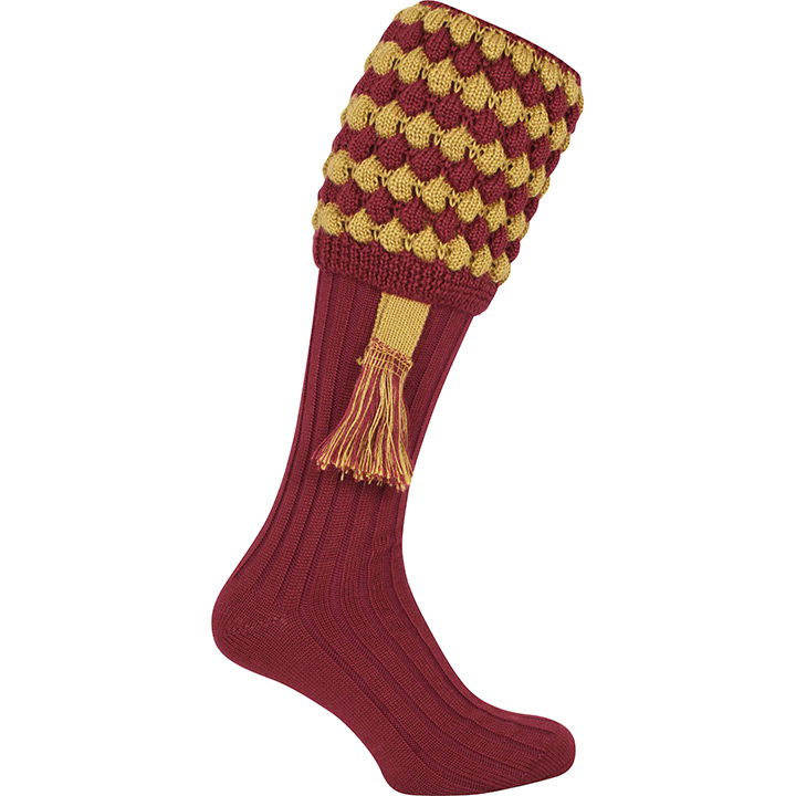 Jack Pyke Pebble Sock - Burgundy