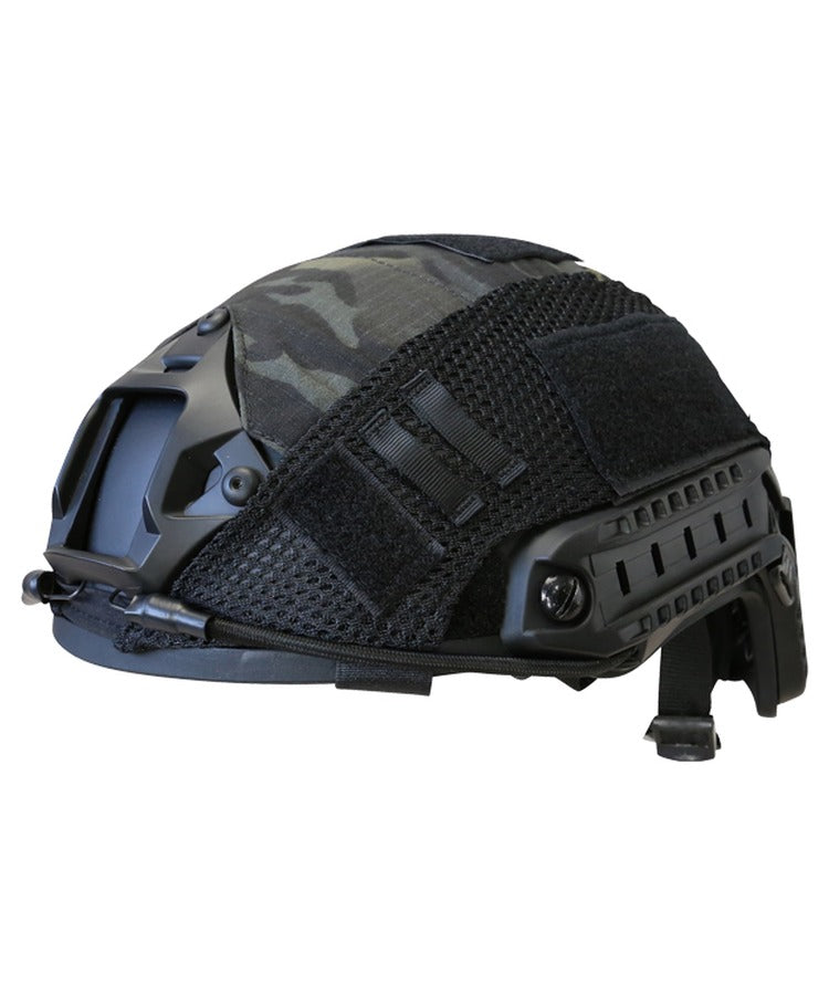 Kombat Black Camo Fast Helmet Cover