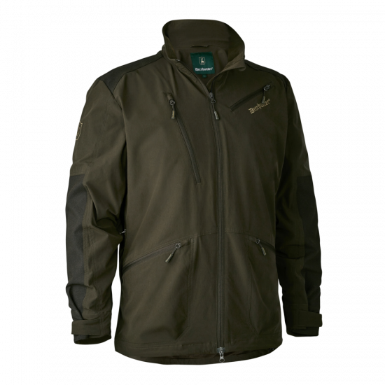 Deerhunter Olive Green Excape Light Jacket with drawstrings and mesh lining