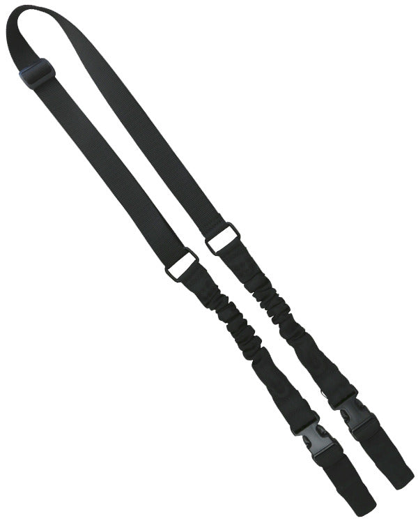 Black Kombat Double Point Bungee Sling with quick release buckles