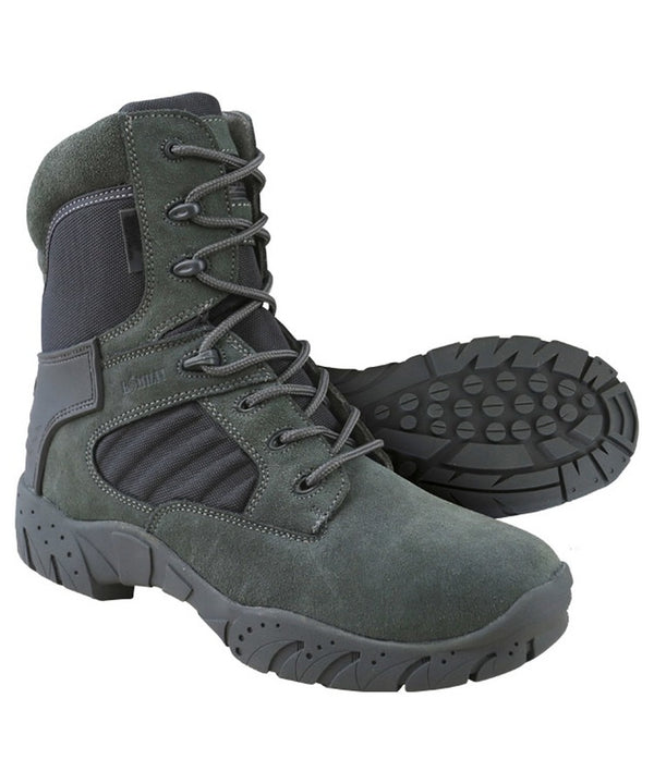 Kombat Tactical Pro Boot 50/50 Gunmetal Grey with oil resistant soles