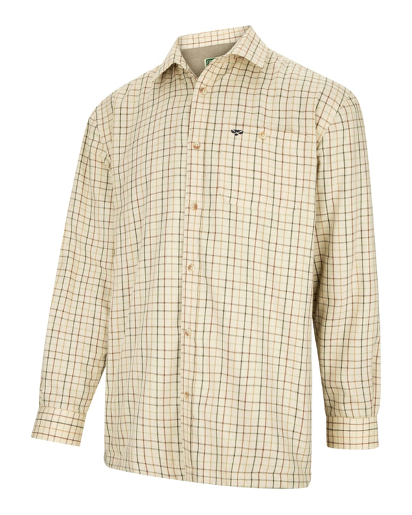 Hoggs of Fife  Fleece Lined Birch Shirt