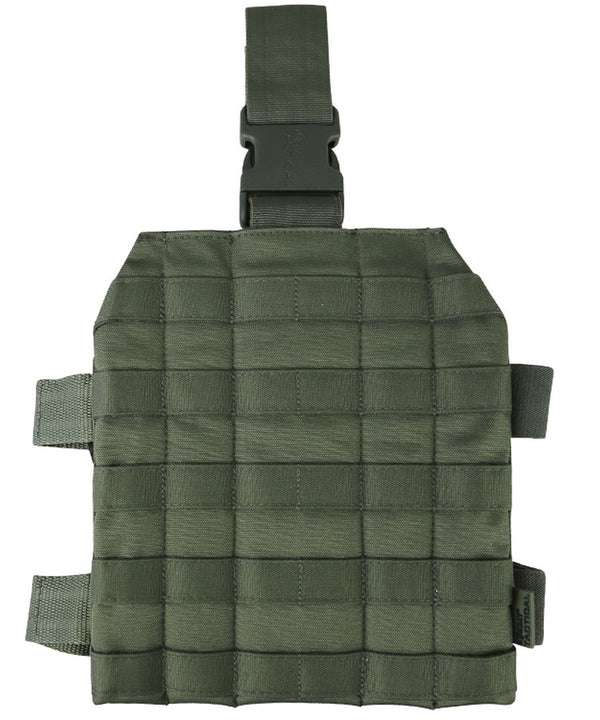 Kombat Olive Green Molle Drop Leg Platform