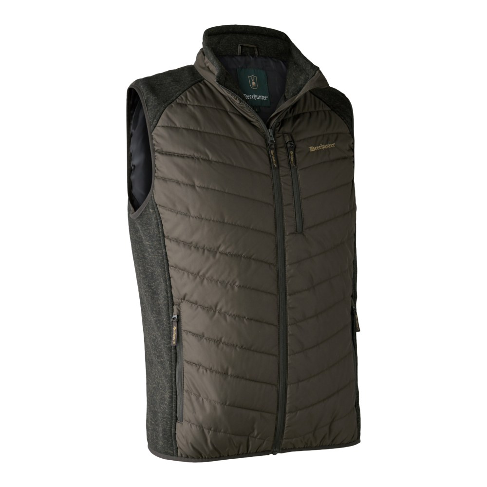 Deerhunter Moor Padded Waistcoat with Knit - Timber | 393