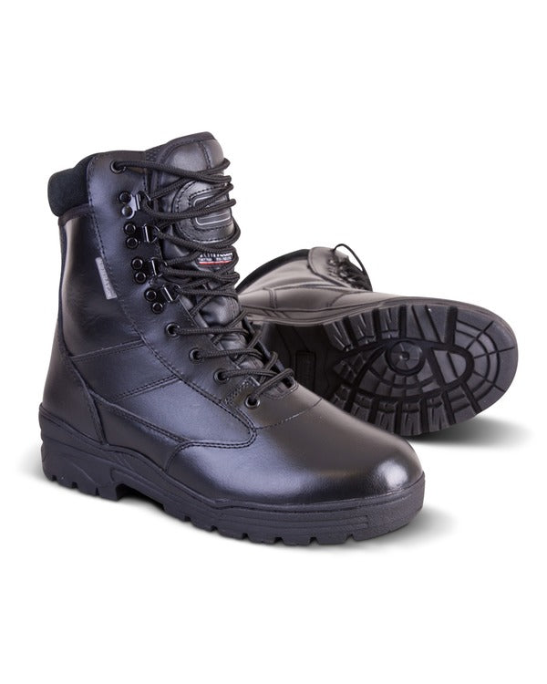 Kombat All Leather Black Patrol Boot 