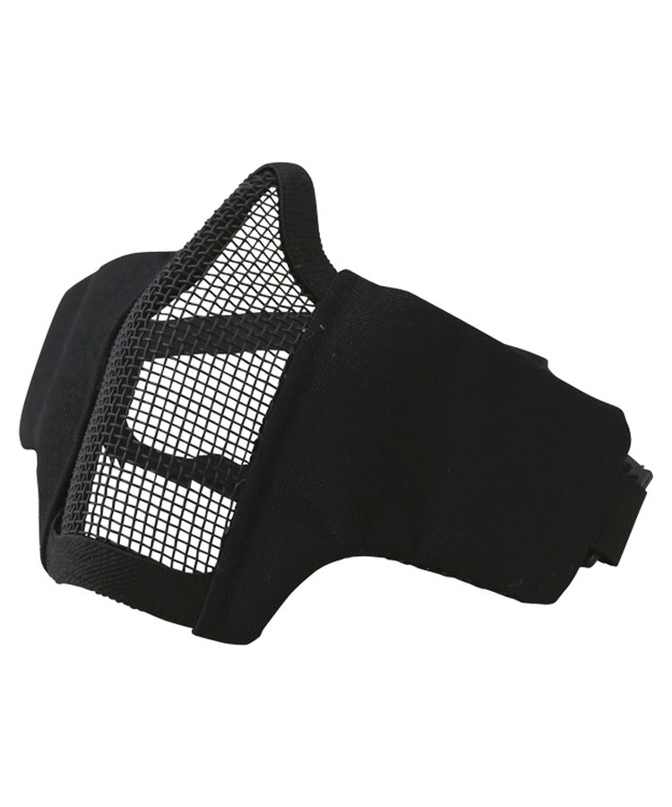 Kombat Black Recon Face Mask with adjustable elastic strap