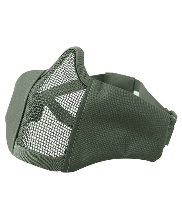 Kombat Olive Green Recon Face Mask with adjustable elastic strap
