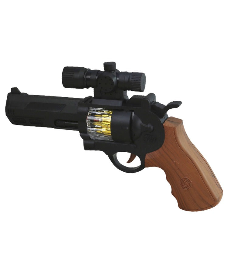 Toy Revolver with flashing lights