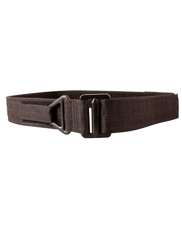 Kombat Black Tactical Rigger Belt with heavy duty steel buckle