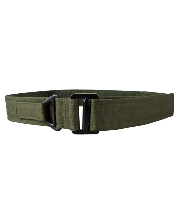Kombat Green Tactical Rigger Belt with heavy duty steel buckle 