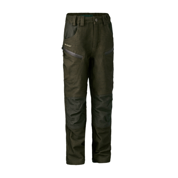 Deerhunter Youth Chasse Trouser Olive Green with adjustable waist