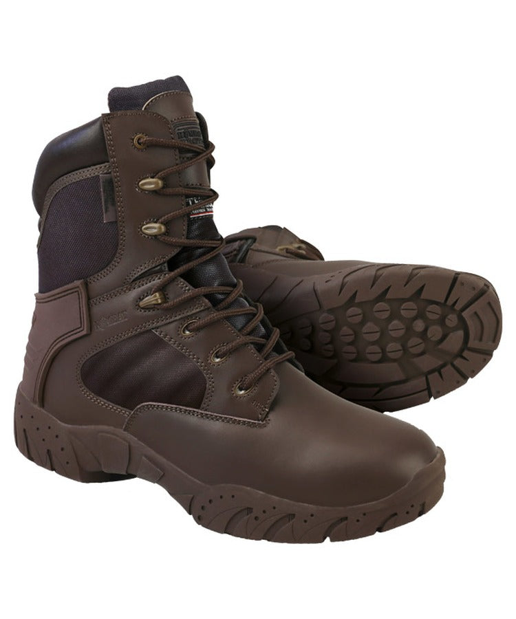 Kombat Tactical Pro Boot 50/50 MOD BROWN with oil resistant soles