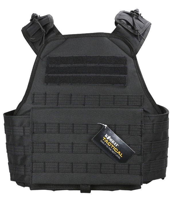 Kombat Black Viking Molle Battle Platform with side utility pouches and quick release buckles